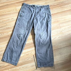 Dockers, vintage 1990s grunge gray, flat front with side pocket